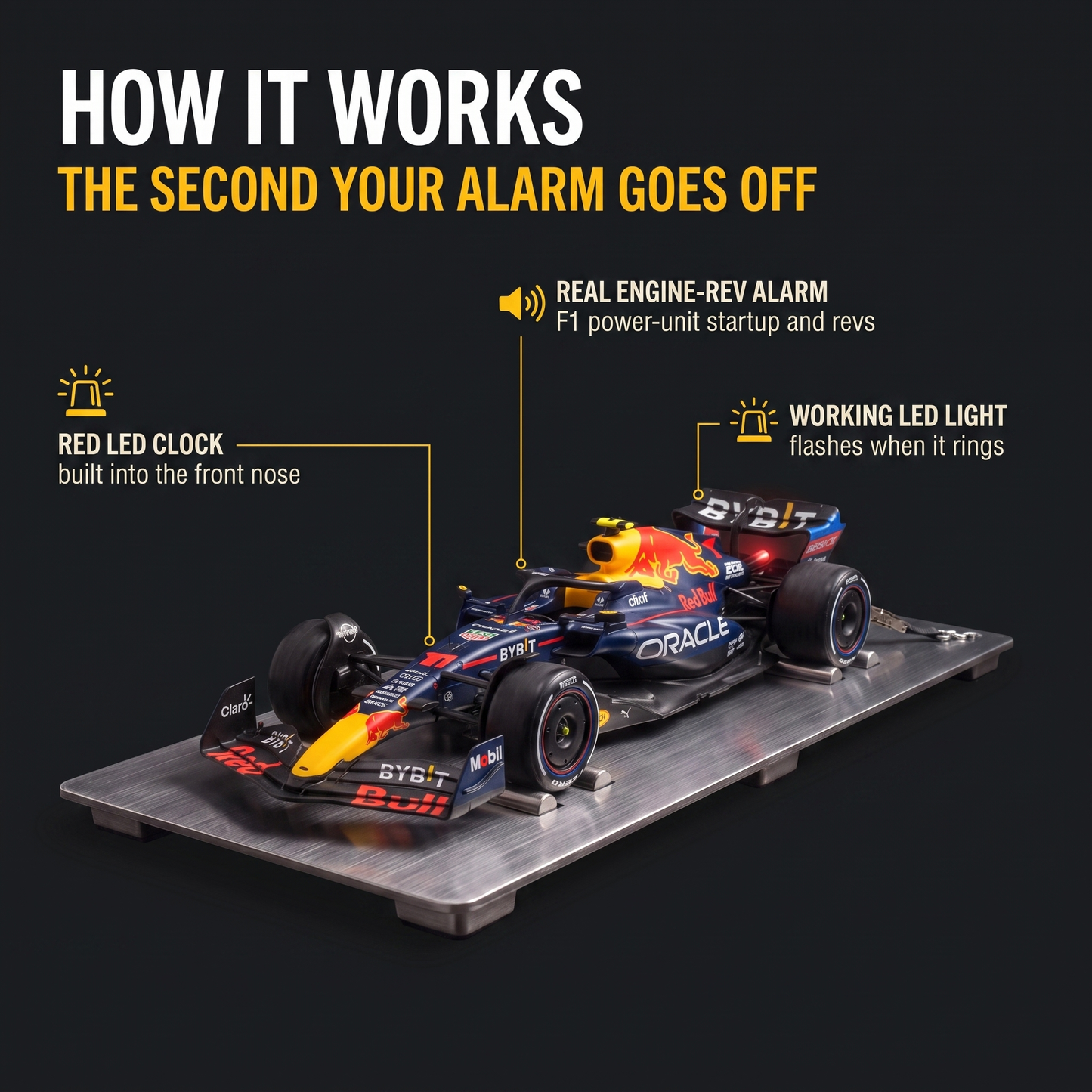 Pullbox - F1 alarm clock